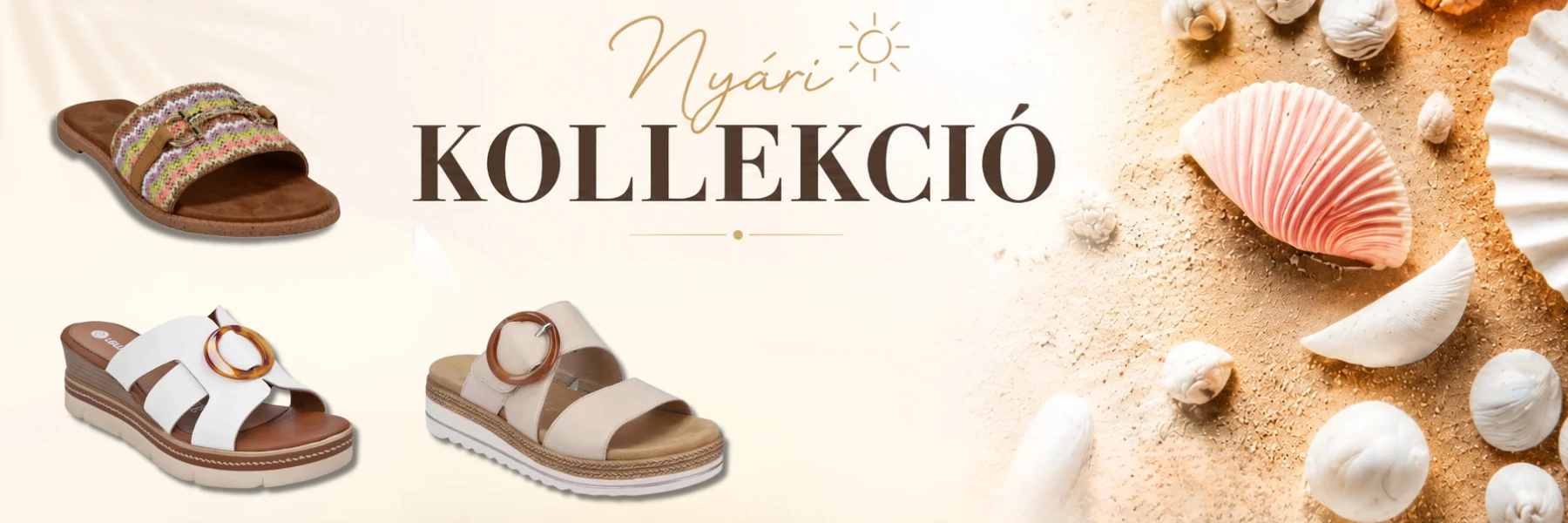 Nagyméretű női papucsok nyárra