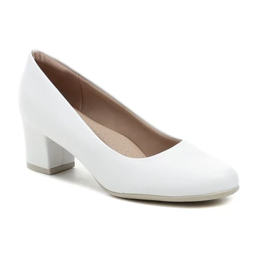 Piccadilly fehér magassarkú cipő