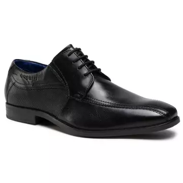 Bugatti Savio Evo fekete férfi cipő