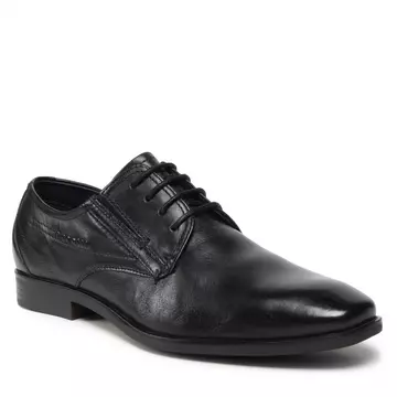 Bugatti Savio Evo fekete férfi cipő