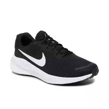 Nike Revolution 7 férfi fekete-fehér cipő nagyméretben