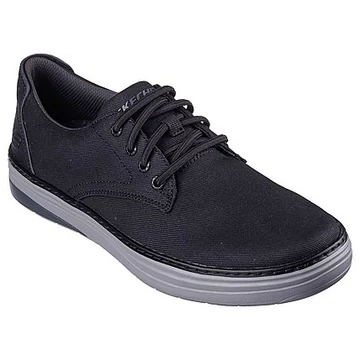 Skechers Hyland - Ratner férfi fekete vászoncipő nagyméretben