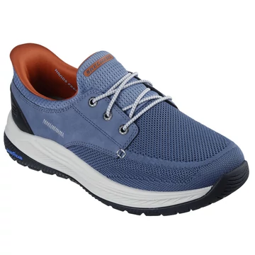 Skechers Slip-ins: Meroe - Alden kék cipő nagyméretben!