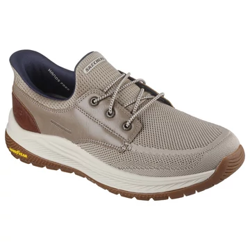 Skechers Slip-ins: Meroe - Alden bézs cipő nagyméretben!
