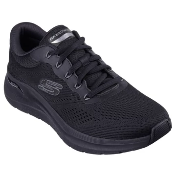 Skechers Arch Fit 2.0 fekete férfi cipő EXTRA SZÉLES