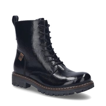 Josef Seibel Melinda 02 fekete női bakancs nagyméretben