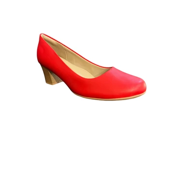 Piccadilly piros magassarkú pumps nagyméretben