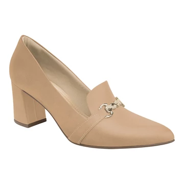 Piccadilly karamellbarna magassarkú cipő nagyméretben