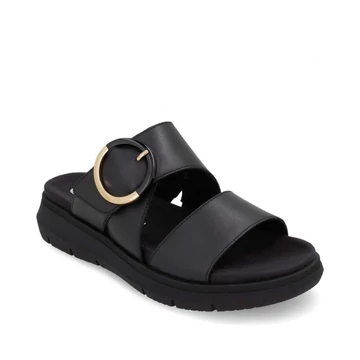 Remonte fekete tépőzáras női papucs 42