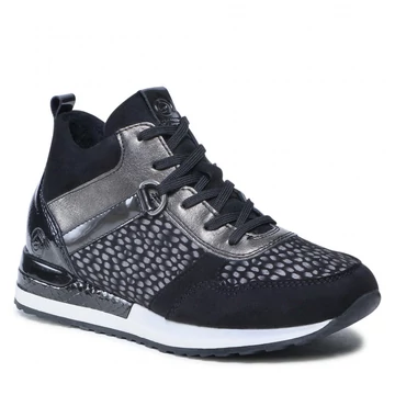 Remonte fekete kombi cipő 44