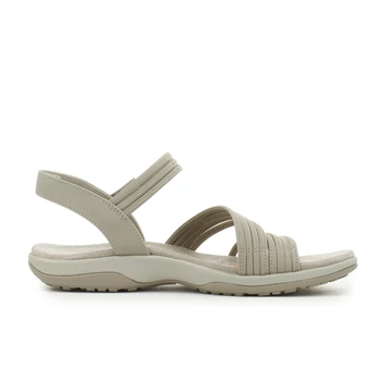 Skechers - Reggae Slim - Coffee Run bézs női szandál 41