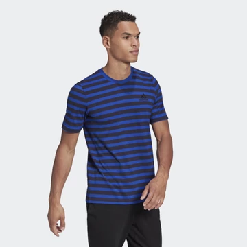 Adidas M STRIPY SJ T kék póló 3XL