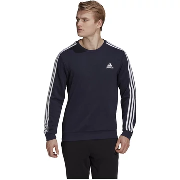 Adidas M 3S FT SWJ sötétkék pulóver