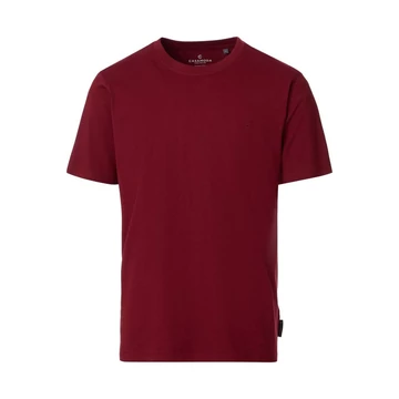 Casa Moda bordó kerek nyakú póló nagyméretben