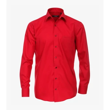 Casa Moda  piros hosszú ujjú férfi ing