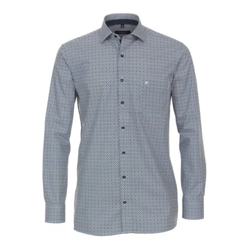 Casa Moda kék hosszú ujjú 72 cm férfi elegáns  ing nagyméretben