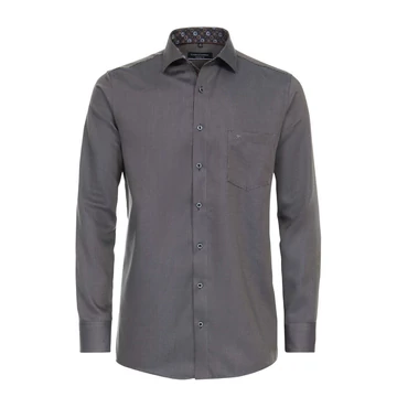 Casa Moda barna mintás hosszú ujjú férfi ing nagyméretben