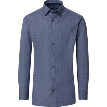 Casa Moda mintás hosszú ujjú férfi ing nagyméretben