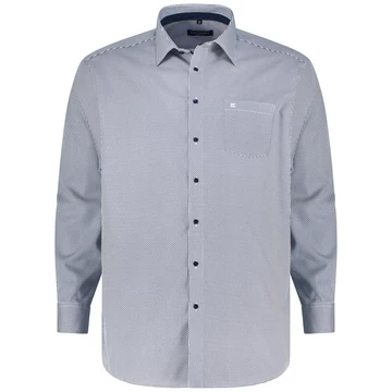 Casa Moda mintás hosszú ujjú férfi ing nagyméretben