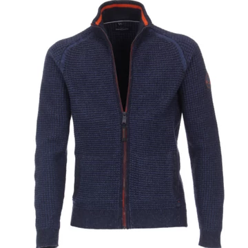 Casa Moda sötétkék férfi kardigán 5XL