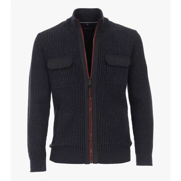 Casa Moda sötétkék férfi kardigán