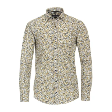 Casa Moda citrom mintás férfi ing nagyméretben