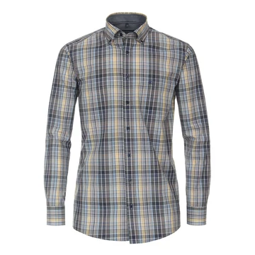 Casa Moda hosszú ujjú kockás férfi ing nagyméretben