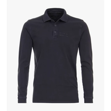 Casa Moda galléros hosszú ujjú kék felső 4XL