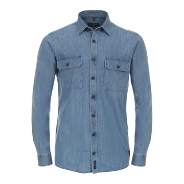 Casa Moda hosszú ujjú farmer férfi ing nagyméretben