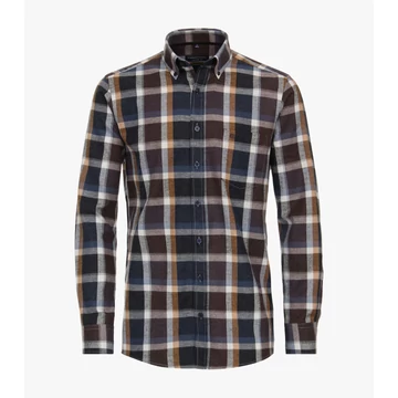 Casa Moda hosszú ujjú kockás férfi ing nagyméretben