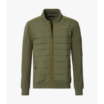 Casa Moda sötétzöld dzseki nagyméretben