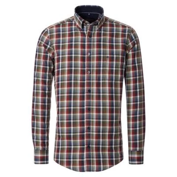 Casa Moda kockás hosszú ujjú férfi ing nagyméretben