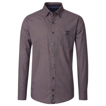 Casa Moda kockás hosszú ujjú férfi ing nagyméretben