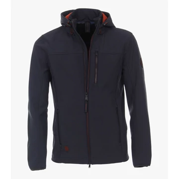 Casa Moda sötétkék férfi kabát Nagyméretben sofshell