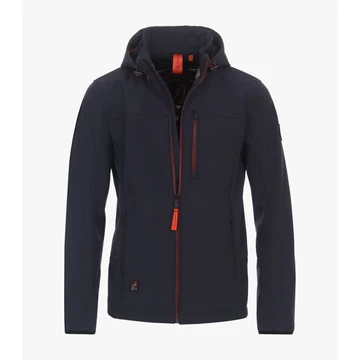 Casa Moda sötétkék férfi kabát Nagyméretben sofshell