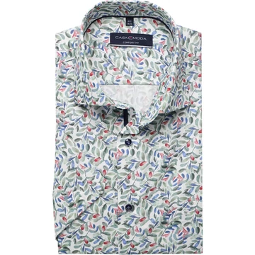 Casa Moda mintás rövid ujjú férfi ing nagyméretben