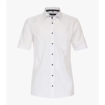 Casa Moda fehér rövid ujjú férfi ing nagyméretben