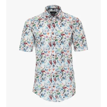 Casa Moda mintás rövid ujjú férfi ing nagyméretben