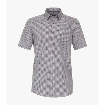 Casa Moda mintás rövid ujjú férfi ing