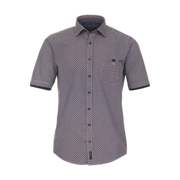 Casa Moda mintás rövid ujjú férfi ing 56