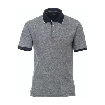 Casa Moda szürke, galléros férfi póló