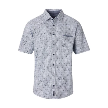 Casa Moda mintás rövid ujjú férfi ing 46
