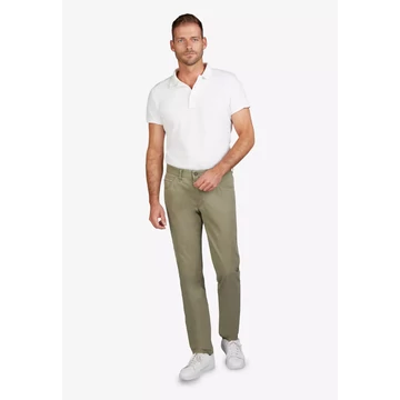 Club of Comfort khaki férfi sztreccs nadrág nagyméretben