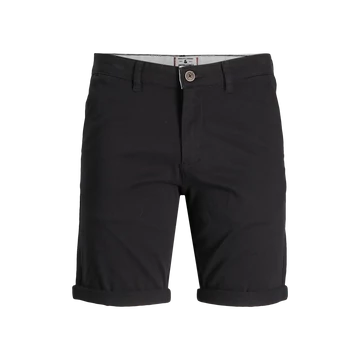 Jack &amp;amp; Jones fekete Chino rövidnadrág nagyméretben