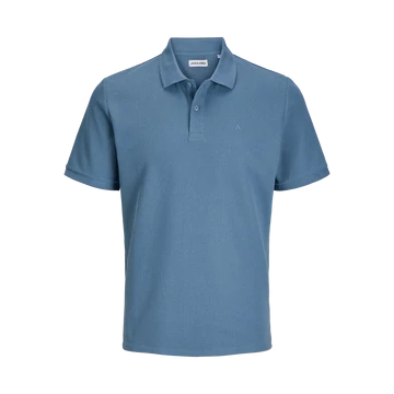 Jack&amp;amp;Jones türkiz galléros póló, nagyméretben