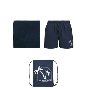 Jack &amp;amp; Jones sötétkék strand szett nagyméretben