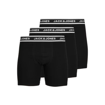 Jack&amp;amp;Jones fekete boxeralsó 3DB-os kiszerelés, nagyméretben