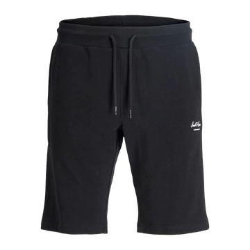 Jack &amp;amp; Jones fekete színű pamut rövidnadrág nagyméretben