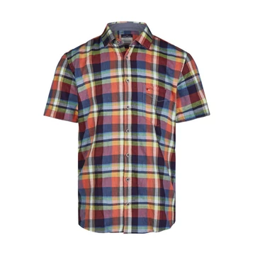 Jupiter kockás rövid ujjú férfi ing