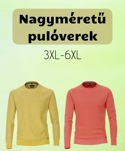 Nagyméretű férfi pulóverek